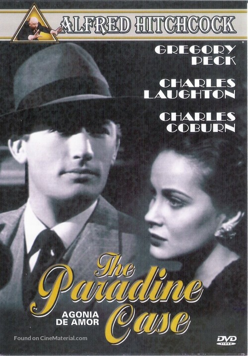 The Paradine Case - Brazilian DVD movie cover