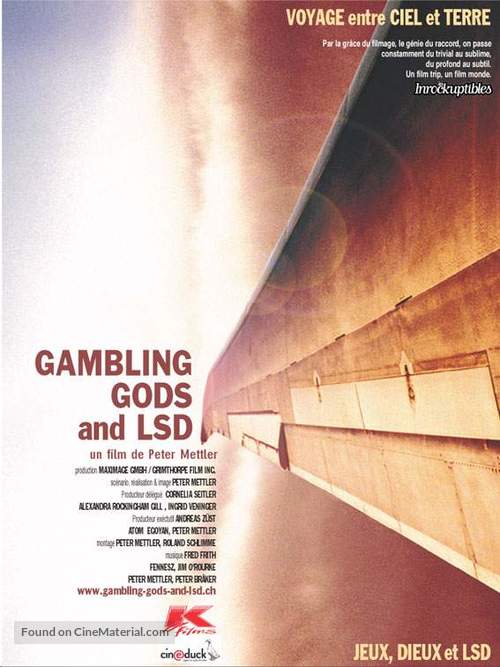 Gambling, Gods and LSD - French Movie Poster