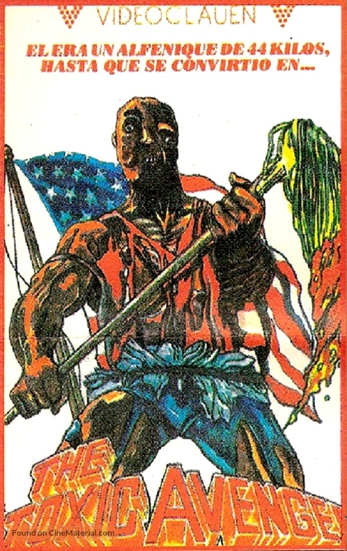 The Toxic Avenger - Argentinian VHS movie cover