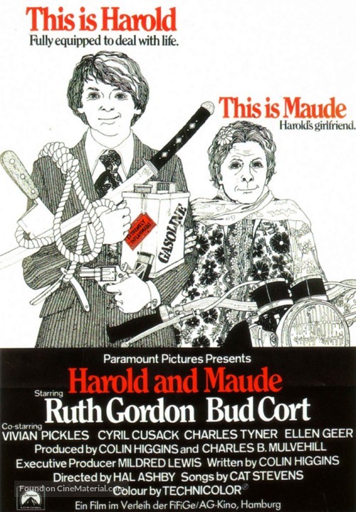Harold and Maude - German Movie Poster