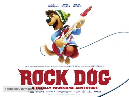 Rock Dog - British Movie Poster