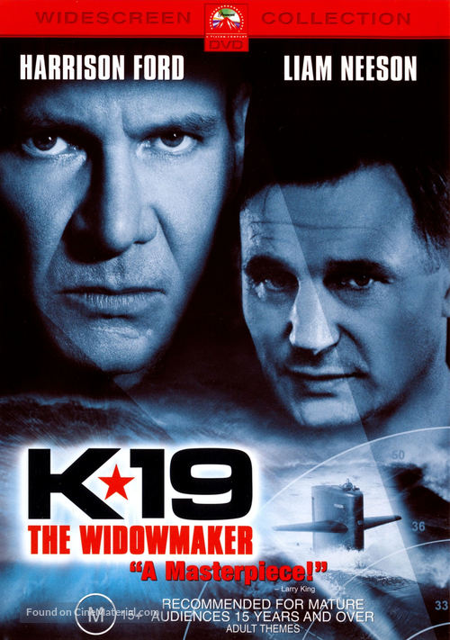 K19 The Widowmaker - Australian DVD movie cover
