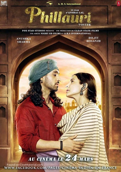 Phillauri - French Movie Poster