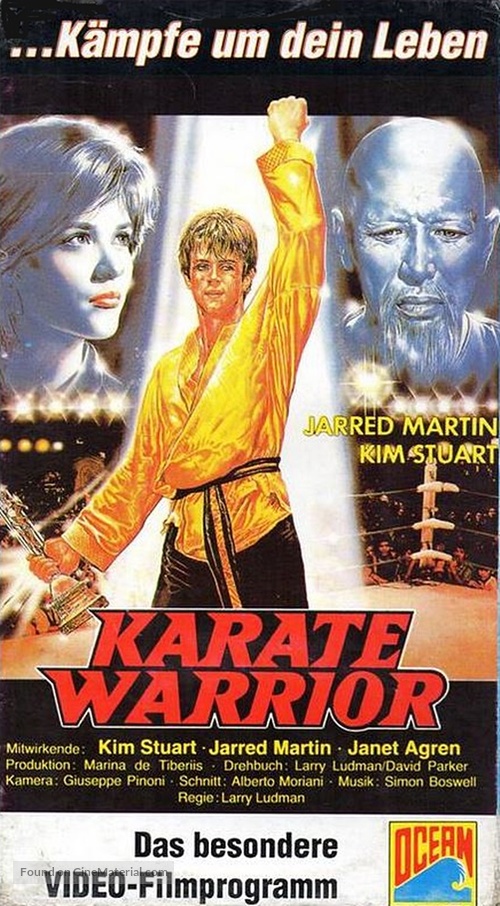 Il ragazzo dal kimono d&#039;oro - German VHS movie cover