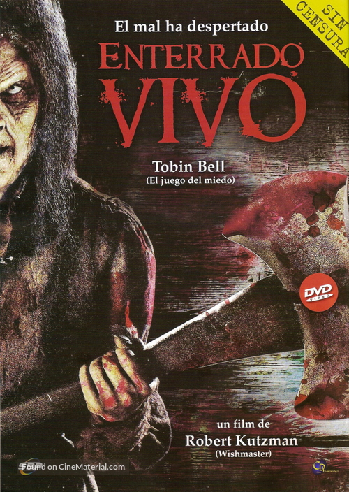 Buried Alive - Argentinian DVD movie cover