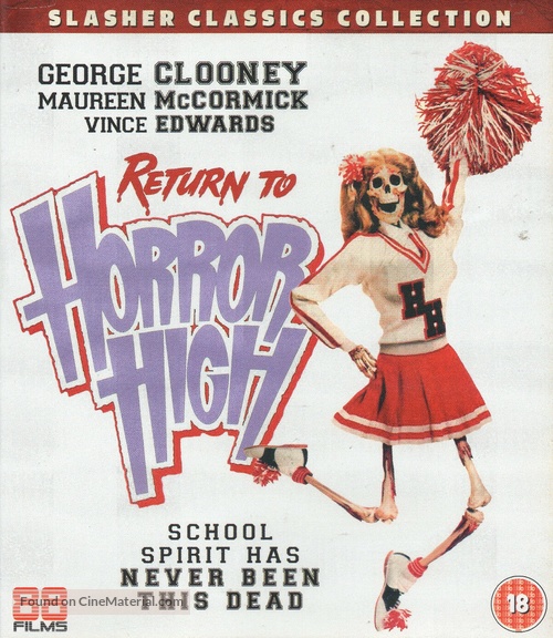 Return to Horror High - British Blu-Ray movie cover