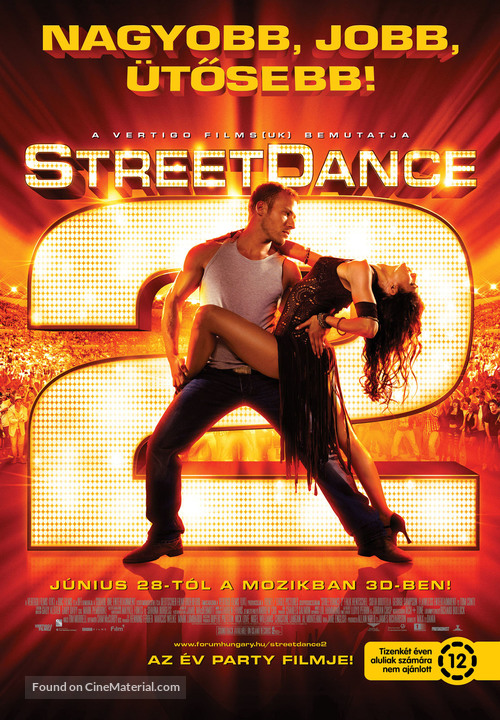 StreetDance 2 - Hungarian Movie Poster