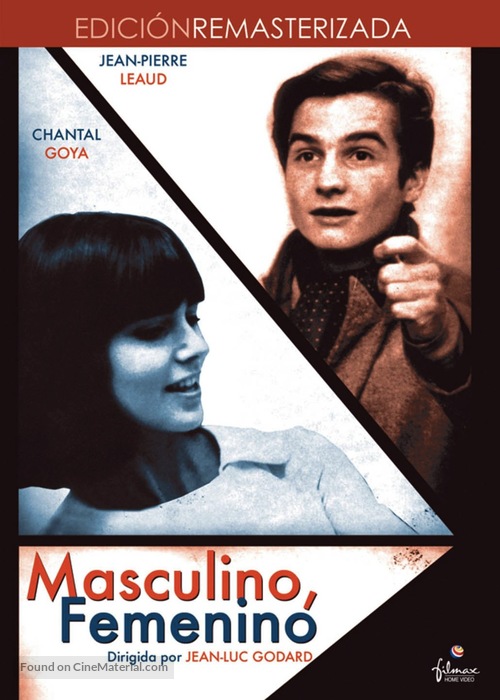 Masculin, f&eacute;minin: 15 faits pr&eacute;cis - Spanish DVD movie cover