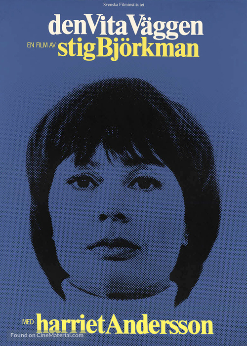 Den vita v&auml;ggen - Swedish Movie Poster