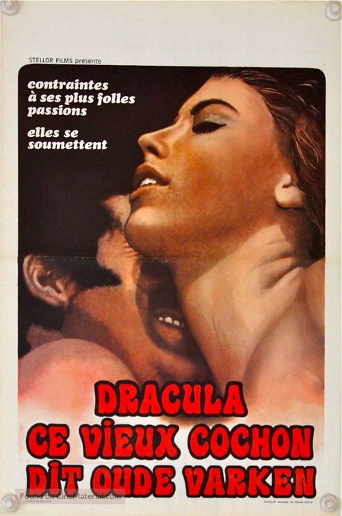 Dracula (The Dirty Old Man) - Belgian Movie Poster