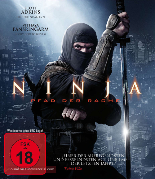 Ninja: Shadow of a Tear - German Blu-Ray movie cover
