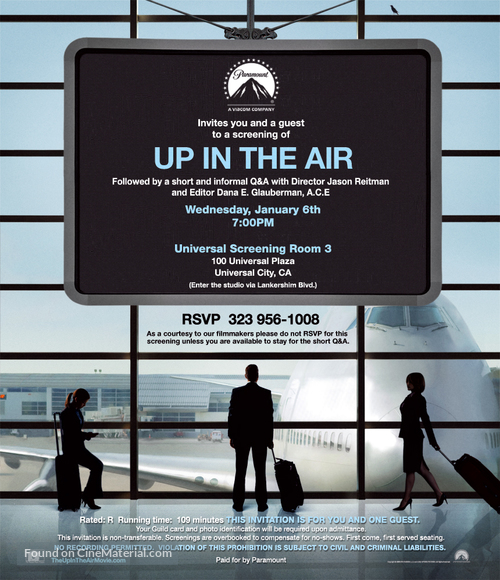 Up in the Air - Movie Poster