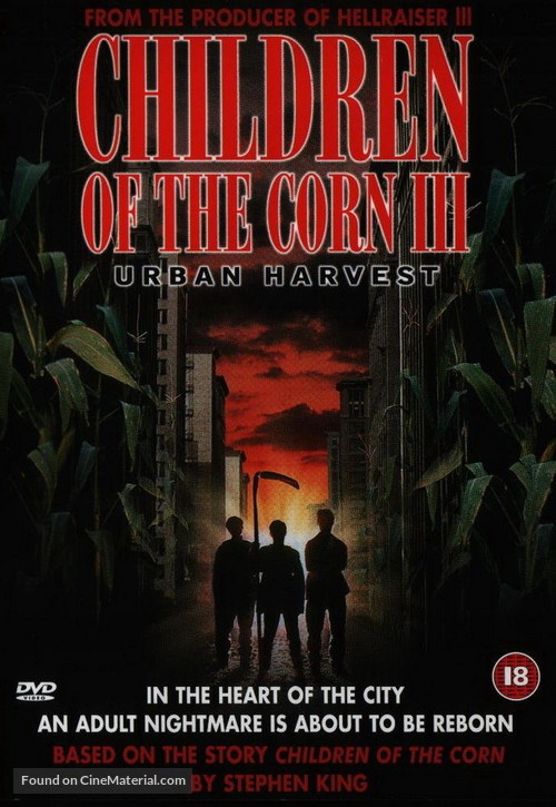 Children of the Corn III - British DVD movie cover