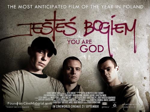 Jestes bogiem - British Movie Poster