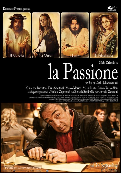 La passione - Italian Movie Poster
