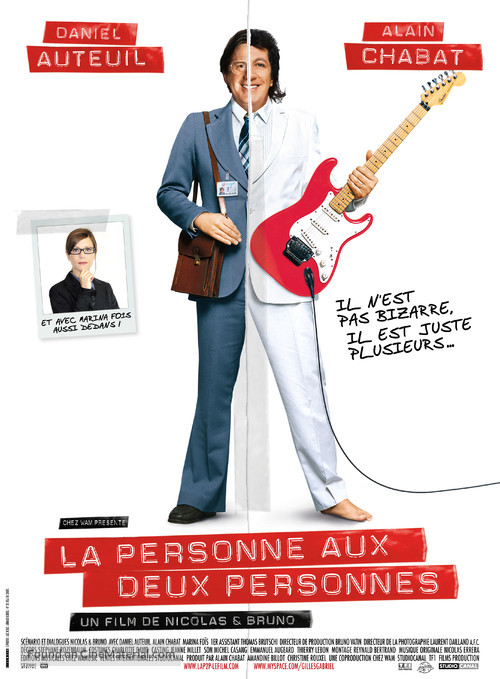 La personne aux deux personnes - French Movie Poster