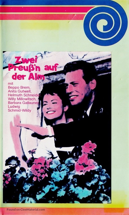 Zwei Matrosen auf der Alm - German VHS movie cover
