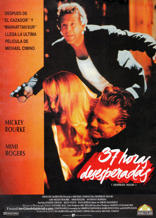 Desperate Hours - Spanish Movie Poster