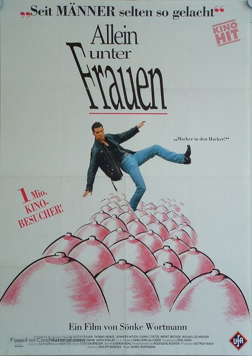 Allein unter Frauen - German Movie Poster