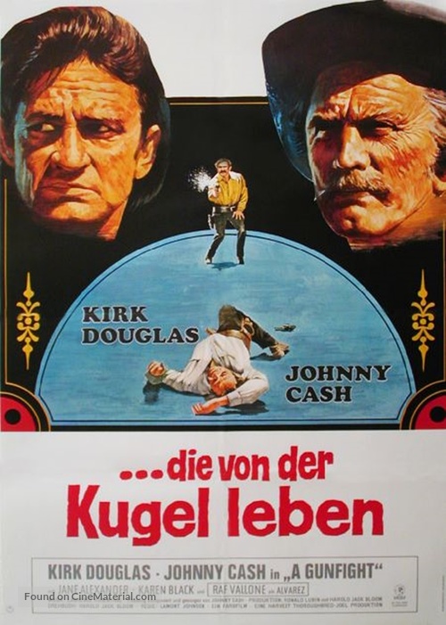 A Gunfight - German Movie Poster