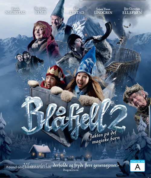 Bl&aring;fjell 2 - Jakten p&aring; det magiske horn - Norwegian Blu-Ray movie cover