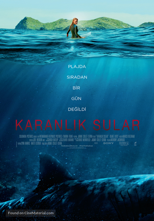 The Shallows - Turkish Movie Poster