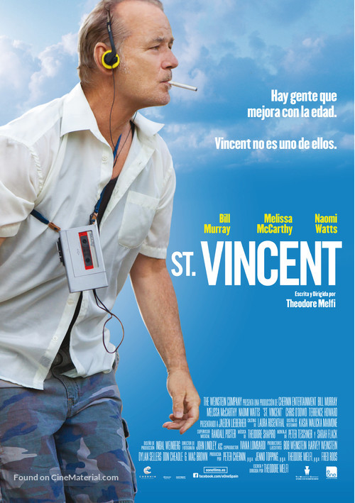 St. Vincent - Spanish Movie Poster