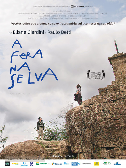 A Fera na Selva - Brazilian Movie Poster