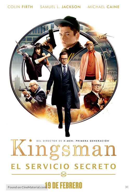 Kingsman: The Secret Service - Mexican Movie Poster