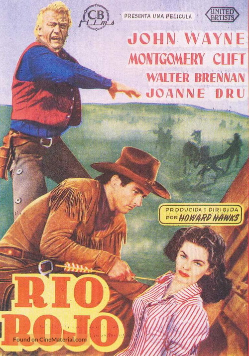 Red River - Spanish Movie Poster