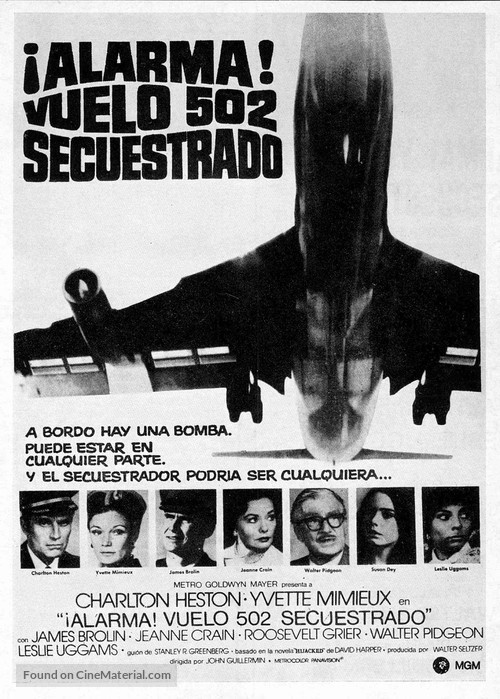 Skyjacked - Spanish Movie Poster