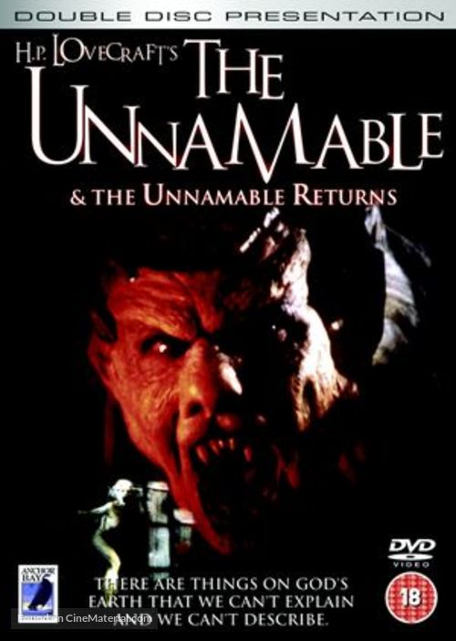 The Unnamable - British Movie Cover