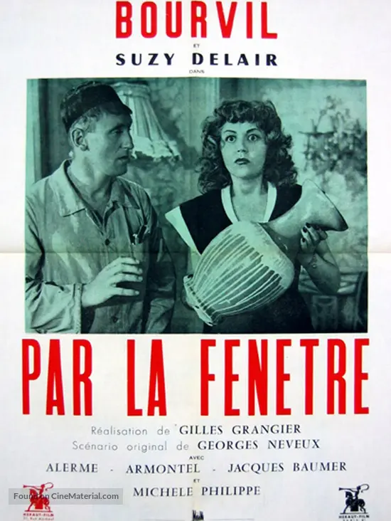 Par la fen&ecirc;tre - French Movie Poster
