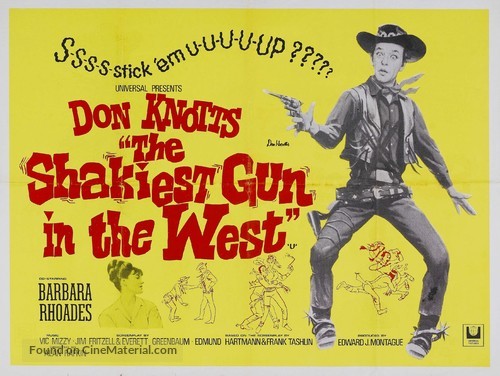 The Shakiest Gun in the West - British Movie Poster