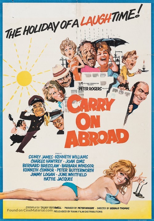 Carry on Abroad - British Movie Poster