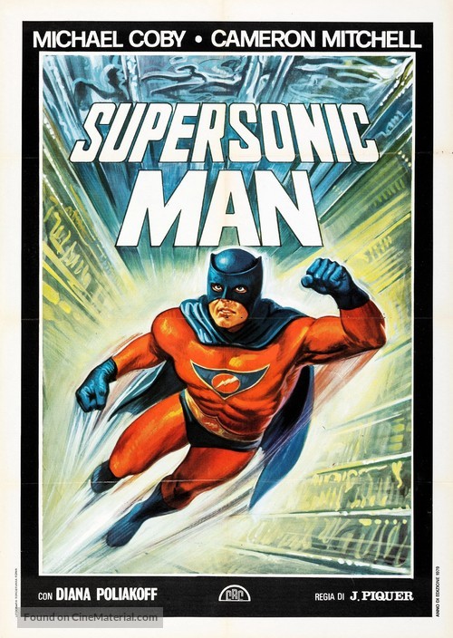 Supersonic Man - Italian Movie Poster