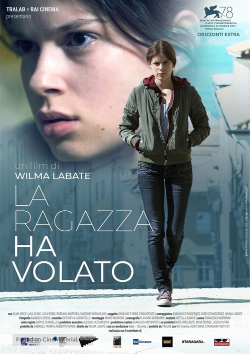 La ragazza ha volato - Italian Movie Poster