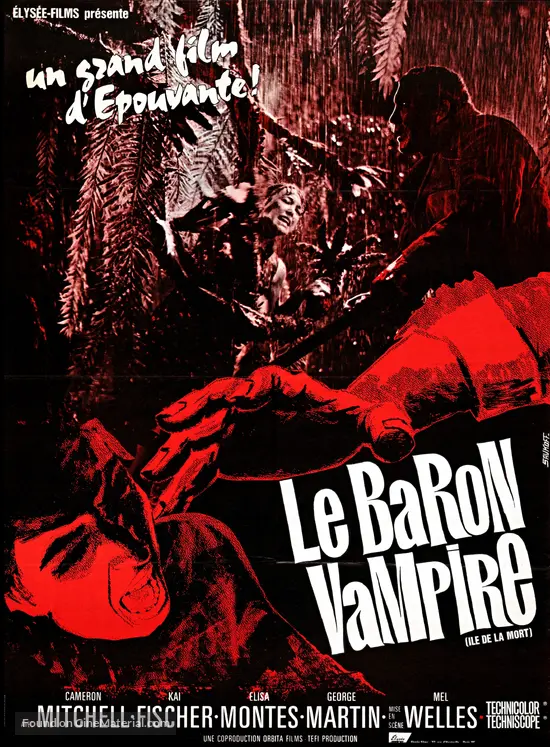 Isla de la muerte, La - French Movie Poster Isla de la muerte, La - French Movie Poster
