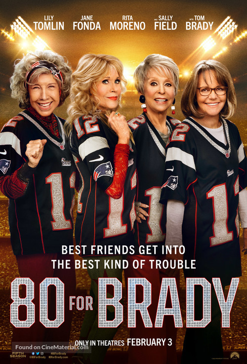 80 for Brady - Movie Poster