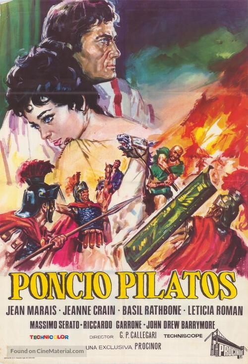 Ponzio Pilato - Spanish Movie Poster