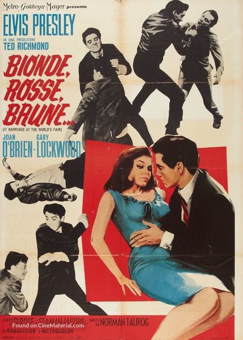 It Happened at the World&#039;s Fair - Italian Movie Poster