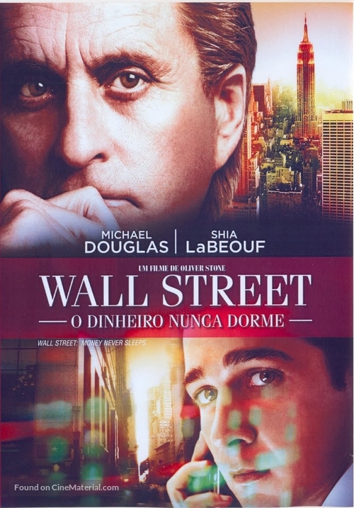 Wall Street: Money Never Sleeps - Brazilian DVD movie cover