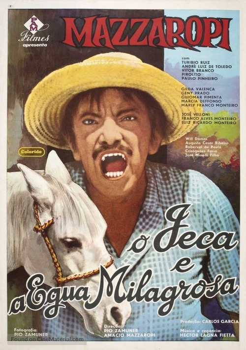 O Jeca e a &Eacute;gua Milagrosa - Brazilian Movie Poster