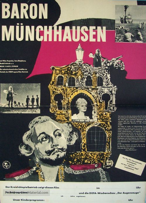 Baron Pr&aacute;sil - German Movie Poster