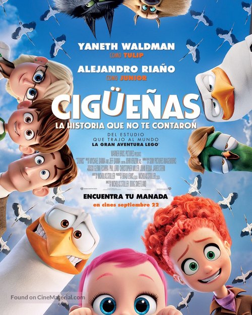 Storks - Colombian Movie Poster