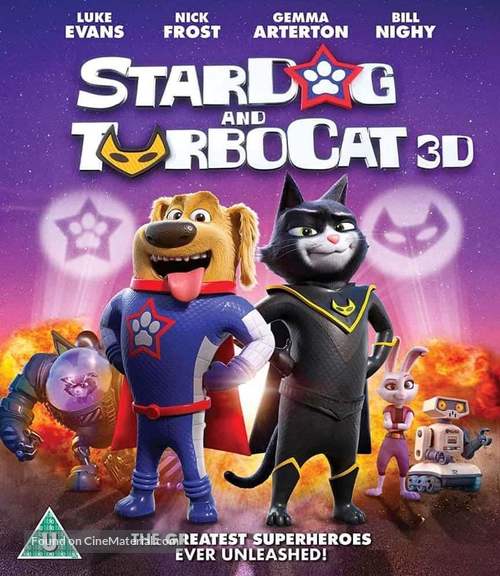 SpaceDog and TurboCat - British Blu-Ray movie cover