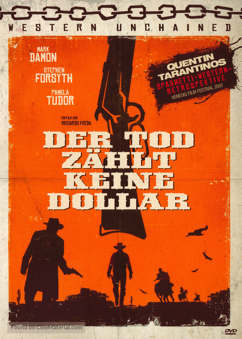 La morte non conta i dollari - German Movie Cover