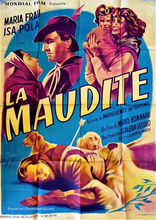 Margherita da Cortona - French Movie Poster