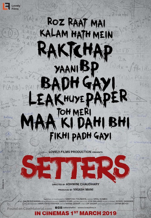 Setters - Indian Movie Poster