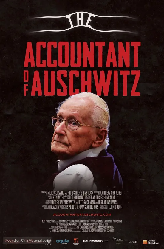 The Accountant of Auschwitz - Canadian Movie Poster